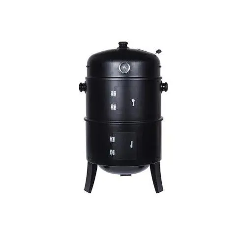 BBQ COLLECTION Barbacoa Tipo Barril Ahumador Negra BBQ COLLECTION Ø 47 x 78 cm - 73866 Barbacoa Complementos para Cocina y Barbacoas Barbacoas - 1