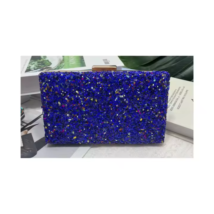Bolso de Fiesta Lujoso de Pedrerías multicolores a Dear Medidas: 14x21x3 cm - 1