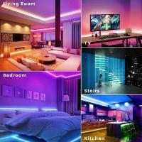 Tira De Luces LED RGB3535 24V/0.5A Control APP Con Remote De 24 Teclas Sync Musica 105Pies/32M Decoración De Fiestas 16 Lámparas Por Metro - details 5