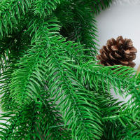 50 Pcs Ramas Artificiales De Navidad Con Puntas Verdes Accesorios Para Arandelas Y Decoración Del Hogar Material De Plástico - details 6