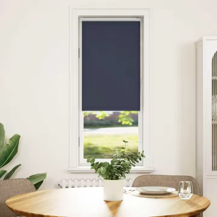 Estor Enrollable Opaco marino 50x150 cm Tela Ancho 45,7 cm - 1