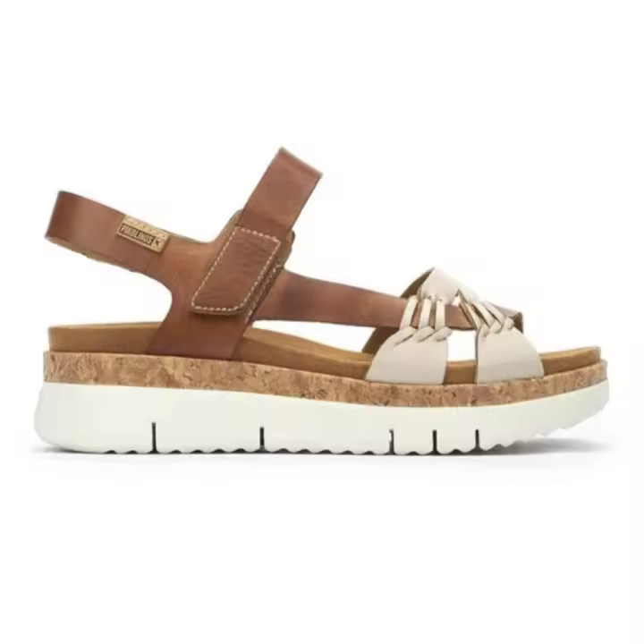 Sandalias Pikolinos modelo W4N-0968C1 en color Marfil-Bra - 1