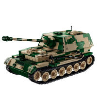 Bloques De Construcción Para Niños Modelo De Tanque Panzerkampfwagen VIII Maus De La Segunda Guerra Mundial WW2 Juguetes Educativos Para Adolescentes Y Adultos - details 16