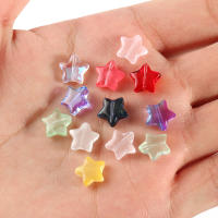 Bolas De Vidrio Lampwork En Forma De Estrella De Cinco Puntos Para La Creación De Joyas Y Pulseras DIY 10x10mm 20 Piezas Por Lote - details 0