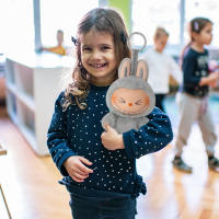 Muñeco De Peluche Labubu Monstruo Dulce Colgante Para Mochila Decoración Kawaii Regalos Para Niños Accesorios De Muñecas - details 9