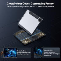 Teclado Mágico Para iPad Air 6 13 Pulgadas Y pro 11 pro 12.9 Compatibles Con Generaciones 3 4 5 6 Cubierta De Protección - details 7