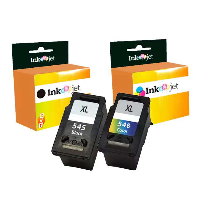 Canon Pack Cartuchos Tinta PG545XL Negro + CL546XL Tricolor Compatibles - 1
