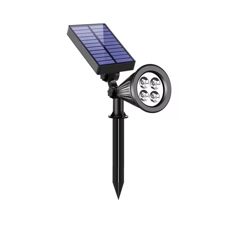 ESTACA SOLAR LED ALEZU GSC 3W LUZ CALIDA 3300K 250 LUMENES - REGULABLE - IP67 - 1