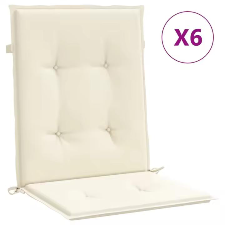 Tela de lona Oxford Bajo 6 UDS Silla Jardín - 1