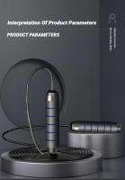 Nueva Cuerda De Saltar Ajustable Con Cable De Acero Para Ejercicio De Fitness Y Entrenamiento En Casa Equipo Deportivo Sin Enredos - details 10