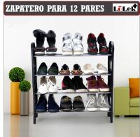 LoLek Zapatero para 12 pares, de aluminio y plástico, liviano y transportable, con diseño ergonómico - details 0