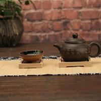 Taza De Té Decorativa Con Diseño Multidiseño Aislada Para Mesa De Té Estilo Japón Decoración Para Café Y Restaurante Mat De Bambú Ecológico - details 0