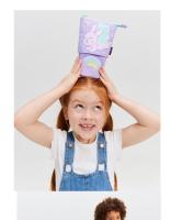 Mochila Escolar Smiggle Australia Ángel Conejo Morado Para Estudiantes Primarios Diseño De Dibujos Animados Ideal Para Actividades Externas Y Uso Diario - details 16