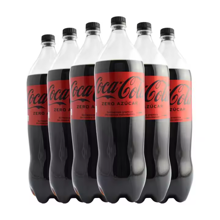 Coca Cola Zero botella 2 litros pack de 6 - 1