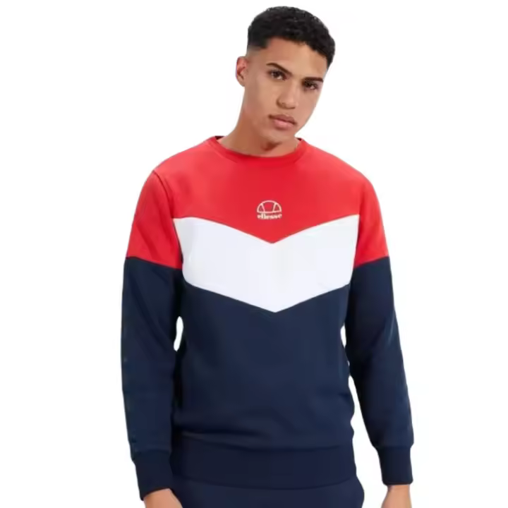 Sudadera Ellesse Resistenza Marino Blanco Rojo Sxt19183-823 - 1
