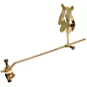 Atril super trombón, ajustable, soporte Ø 22 mm Dorado - 1