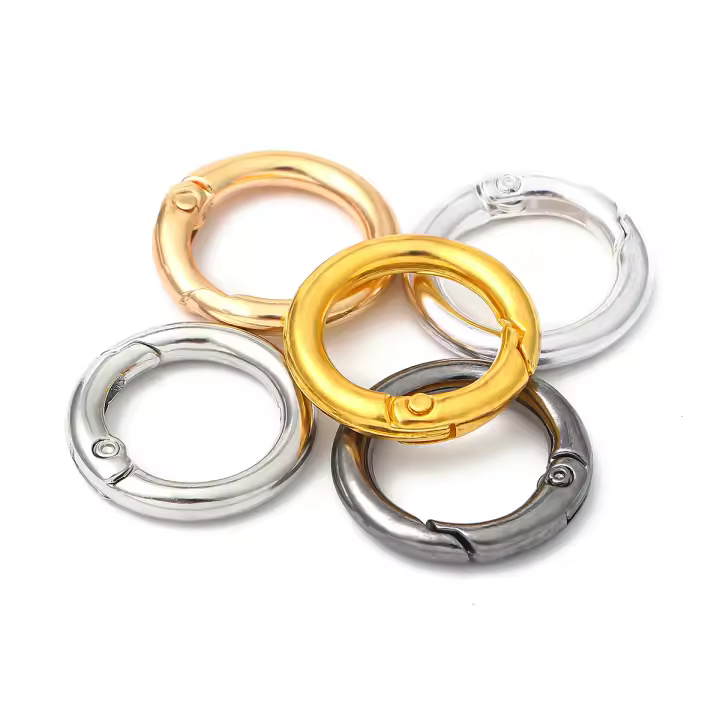 Aceros Alianza Abierta Alrededor De 10pcs Anillo Circular Hebilla De Luggage Hebilla Circular Colgante Para Luggage Anillo De Luggage De Aleación De Metal - 1