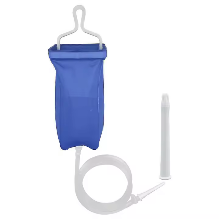 Bolsa de enema 2L Kit de enema de viaje reutilizable - 1