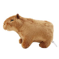 Juguete De Peluche De Capibara Simulación 18cm Suave Y Fluffy Regalo De Cumpleaños Para Niños Decoración Para Habitación Animal De Peluche Real De Alta Calidad - details 5