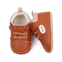 Zapatos De Bebé Para Niño Nuevos Casuales En Cuero PU Antideslizantes Tenis Infantiles Primera Andaduras Cristening Cierre De Correas - details 8