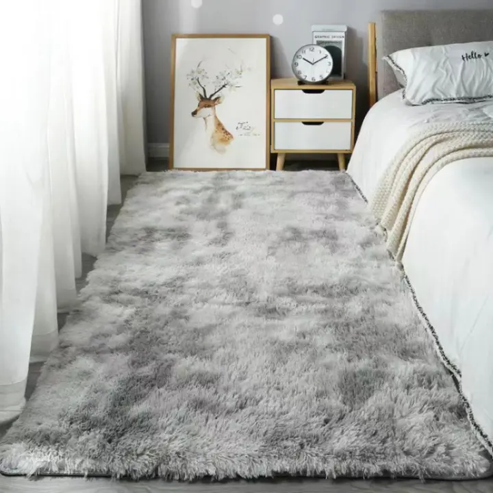 VIKAMA Alfombra De Piel De Lana Suave 60X160cm Para Dormitorio Alfombra De Piso Para Habitación Alfombra Para Cama Y Descanso - 1