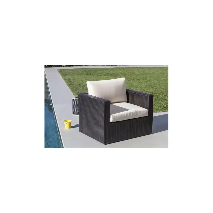 SILLON JARDIN RATAN SINTETICO PLANO MOD. BARBADOS  - DE SUINPLAS DECORACIONES - 1