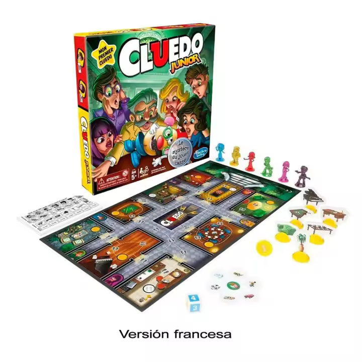 Hasbro Juego De Mesa Cluedo Junior En Francés - 1