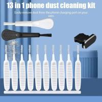 Kit De Limpieza Para Altavoces De Móvil 13PCS Herramientas Para Eliminar Polvo Para iPhone Y Auriculares Tipo C Limpia Puertos De Carga Con Cepillo Antipolvo - details 5