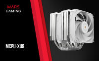 Mars Gaming  MCPU-XU9, Disipador CPU Doble Torre, TDP 400W, 2x Ventiladores de Aspas Híbridas y Rodamiento FDB de Cobre Hiperbalanceado, 9 Heatpipes Tecnología BPH ULTRA, Multisocket Universal, Cooler PC en Negro - details 0