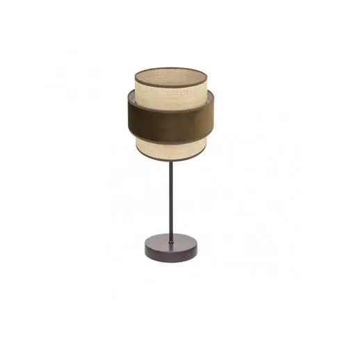 Lámpara de Sobremesa Fabrilamp Reyes 1xe14 Marron/Natural-Marron 43x18x18 Cm - Diseño Elegante - 1