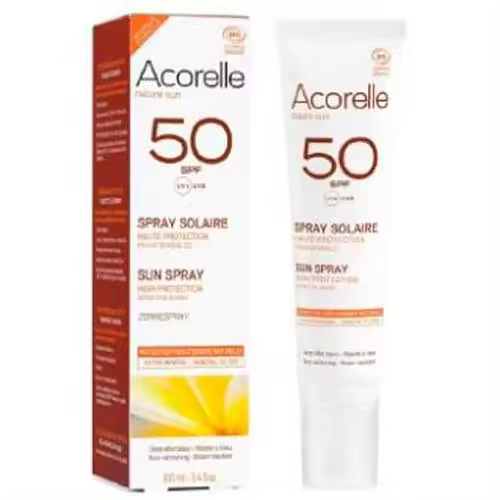 Spray Solar Acorelle SPF50 100Ml. Bio - Protección Solar Alta - 1