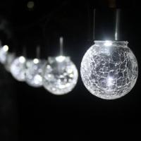 LILI HOME ✨ Lámparas Solares LED - Efecto Cristal Roto 🌞🌙 Su efecto de "cristal roto" crea un juego de luces único y sofisticado. 🌞 Carga solar automática: Se recarga durante el día y se enciende automá - details 0