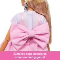 Barbie Deluxe Style nº3 vestido lazo rosa Mattel HYV27 - details 4