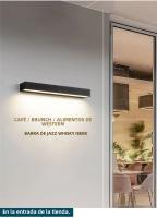 Lámpara De Pared Exterior LED IP65 Impermeable En Aluminio Para Decoración De Patio Puerta Garage Iluminación Moderna - details 3