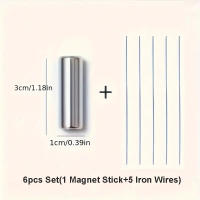Set De 12pcs/6pcs De Láminas De Acero Magnéticas Para Uñas Con Alambre Flexible Para Crear Formas De Corazón Y Ingot En Manicura Accesorios Para Uñas - details 1