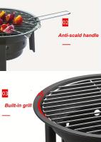 Parrilla de Carbón Portátil BOPORO - Ideal para Camping y Viajes - details 3
