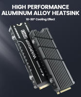 JEYI Cooler II Disipador De Calor Para SSD M.2 NVME Aleación De Magnesio Y Aluminio Radiador Eficiente Con Parche De Silicona Térmica - details 0