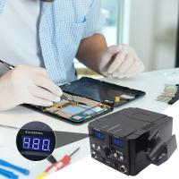 Estación de soldadura Digital LED 2 en 1, 800W, pistola de aire caliente, estación de retrabajo, soldador eléctrico para teléfono, PCB, IC, SMD, soldadura BGA - details 5
