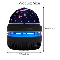 Proyector De Estrellas USB Lámpara LED Rotativa RGB Para Decoración De Habitaciones Y Regalo De Navidad Para Niños Luz Nocturna Mágica De Bola - details 4