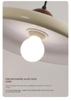 Lámpara Colgante LED Moderna Y Minimalista En Forma De UFO Circular Para Restaurante Mesa De Comedor Barra Iluminación Metal - details 11