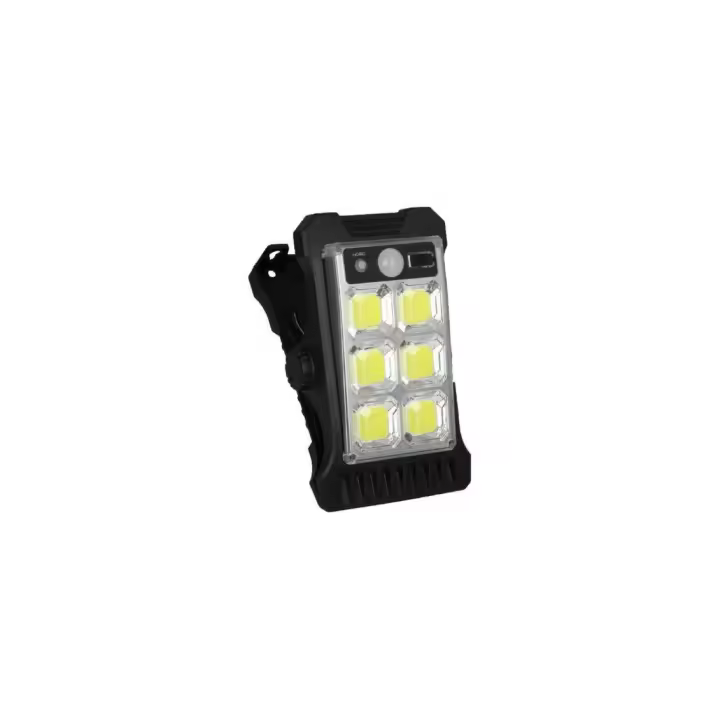 LED7 - Aplique Solar 20W con Sensor de Movimiento tipo Pinza y Pared Placa solar integrada / ALR-P1811S-6K - 1