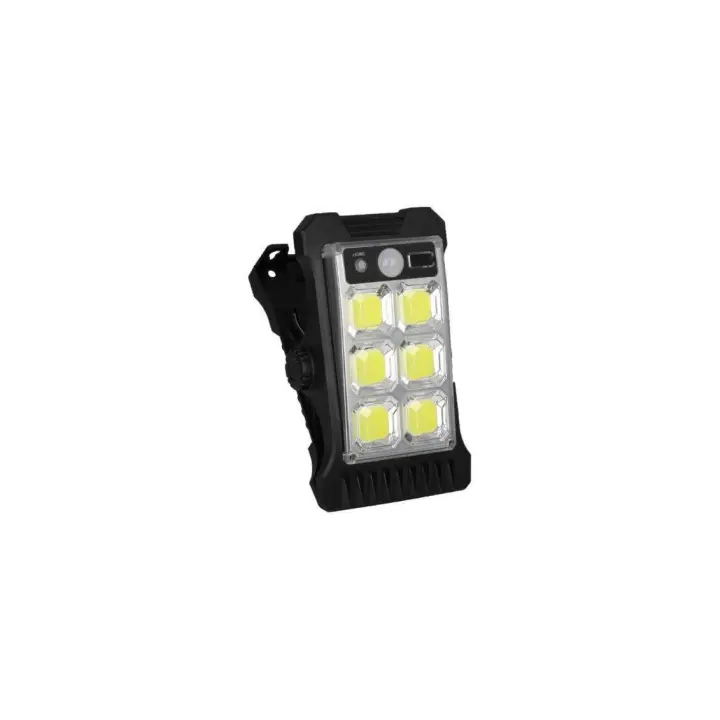 LED7 - Aplique Solar 20W con Sensor de Movimiento tipo Pinza y Pared Placa solar integrada / ALR-P1811S-6K - 1
