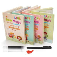 Cuaderno De Práctica Reutilizable Para Escritura Infantil Juguete Educativo Para Niños Y Niñas Regalo Tamaño A4 - details 1