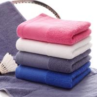 Toalla De Secado De Algodón De Alta Calidad Color Sólido Transpirable Deportiva Portátil Absorbe Sudor Toalla De Yoga Para Camping Al Aire Libre - details 6
