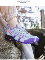 Zapatos De Senderismo Impermeables Para Hombres Y Mujeres Zapatillas De Treking Con Cordones Para Escalada Y Caza Tácticas Outdoor Trainers Caminar Mesh Con Suela TPR Adecuados Para Principiantes - details 20