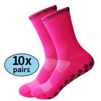 10 Pares De Calcetines Deportivos Para Exterior Antideslizantes Transpirables De Media Pantorrilla Para Fútbol Y Baloncesto Entrenamiento Unisex - details 6