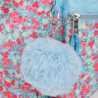 Mochila escolar Pepe Jeans Aide flores 44 cm doble compartimento adapatable a carro - Tirantes anchos, ergonómicos y acolchados que se adaptan perfectamente a la espalda - pompón azul - details 6