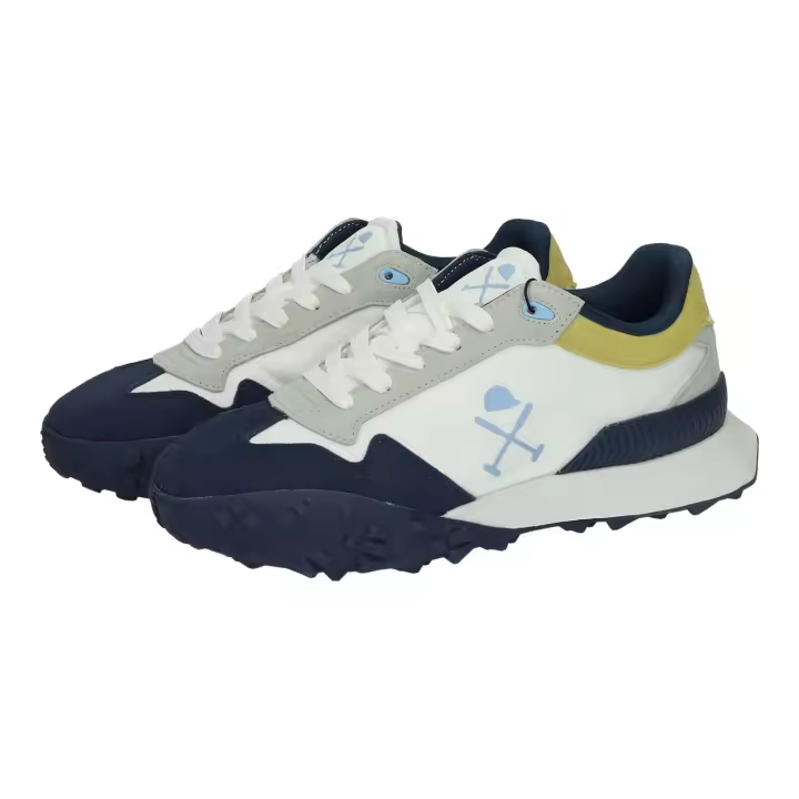 Deportivos marca HARPER & NEYER para hombre en color azul. Zapatillas hombre Harper&Neyer CarCross azul con diseño urbano y suela dentada de gran tracción - 1