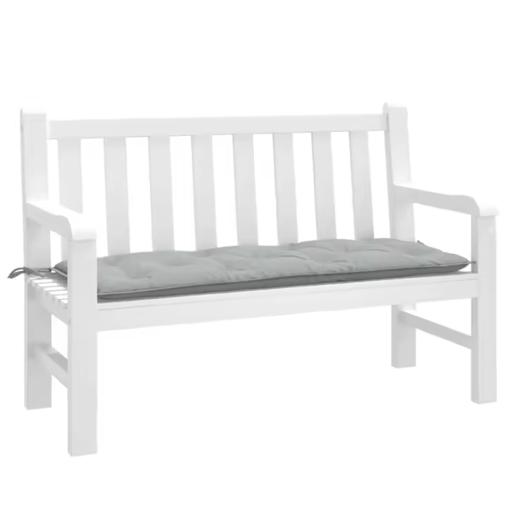 Tel d lon par Banc d Jardí gri Clar melang 120x50x cm - 1