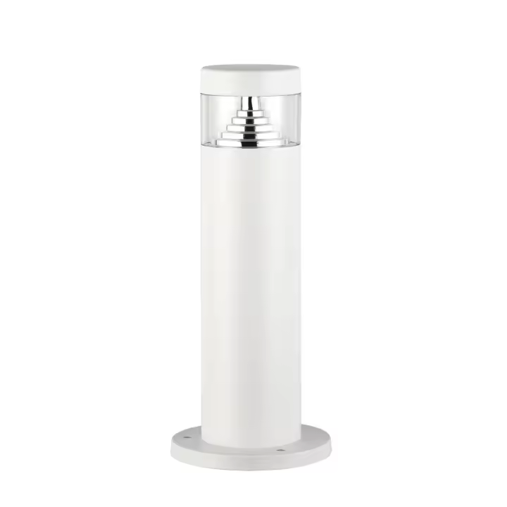 Ledkia Baliza Exterior LED 6W Superficie Pie 30cm Inti Inox Blanco - 1